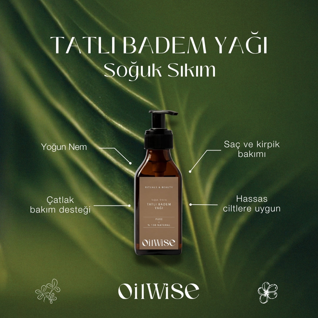 Oilwise - Soğuk Sıkım Tatlı Badem Yağı  - Özellikler
