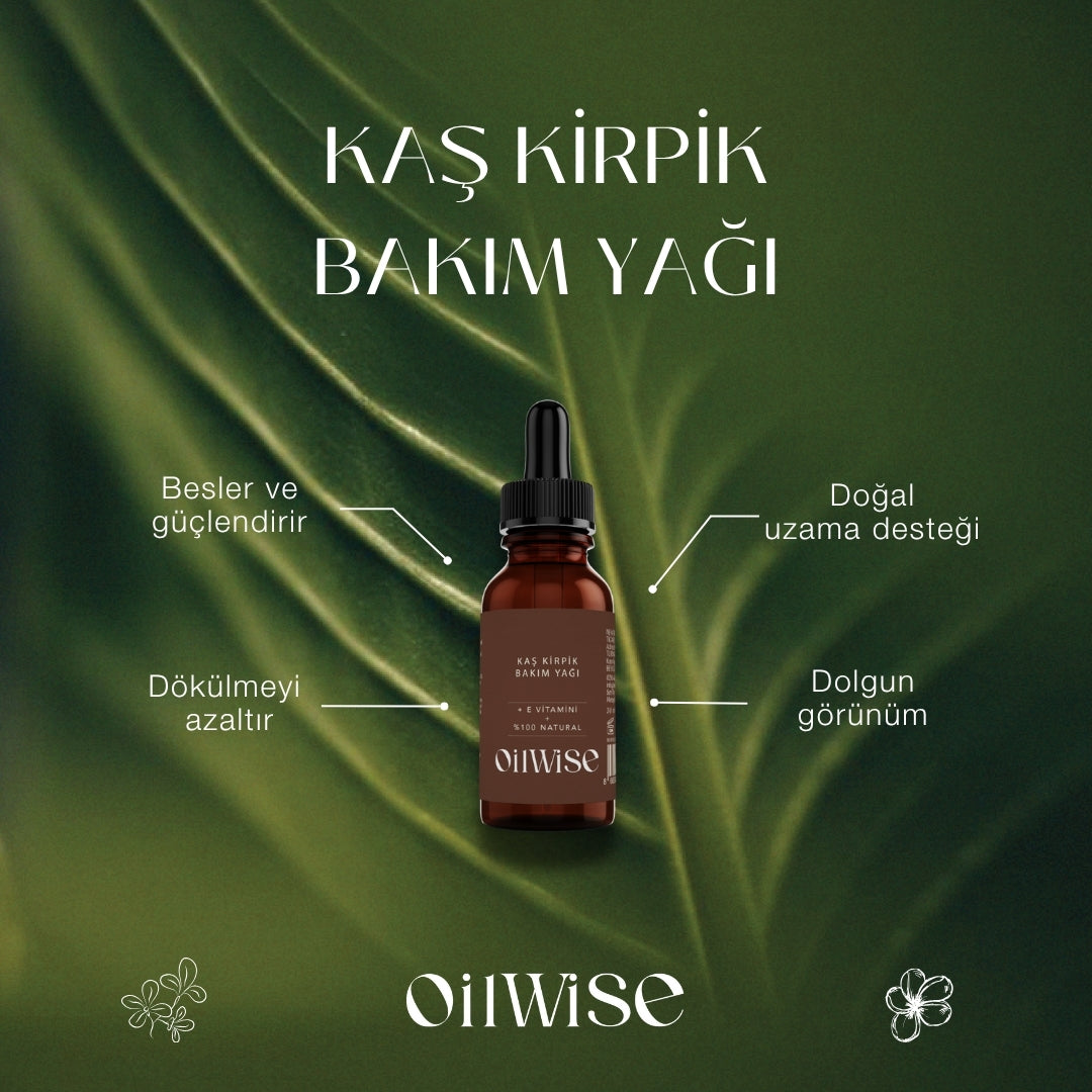 Oilwise - Kaş Kirpik Bakım Yağı - Özellikler